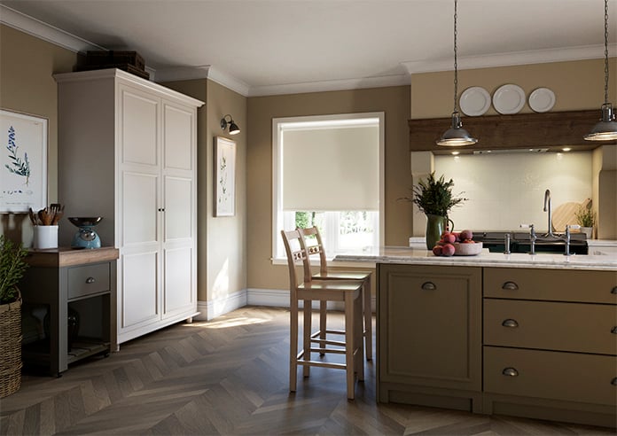 William Morris At Home Waltham (Blackout), Chalk - Twist&Fit Roller Blind - Image 7
